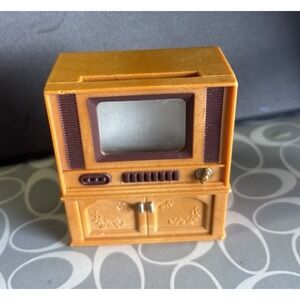 Calico Critters Sylvanian Families Television Set Lights Up Dollhouse NO SCREENS